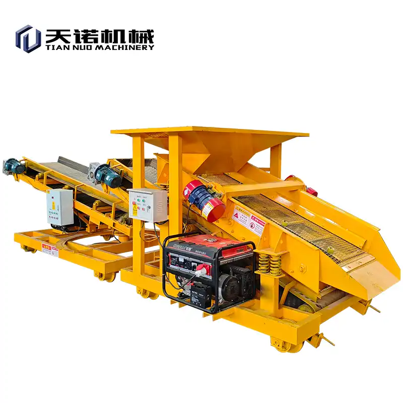 Mobile Ballast Screener  Mobile Railway Ballast Screener Track Ballast Mobile Screening Equipment  